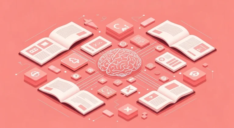 AI 검색 시대 핵심 전략 GEO 뜻을 나타내는 빛나는 뇌와 연결된 데이터 흐름, 다양한 콘텐츠 아이콘과 브랜드 로고 둘러싼 모습