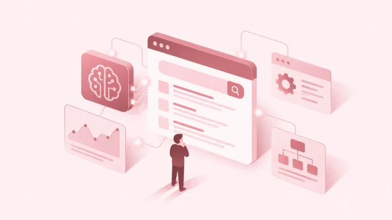AI 검색 시대에 필수적인 테크니컬 SEO 점검 항목들을 보여주는 시각 자료